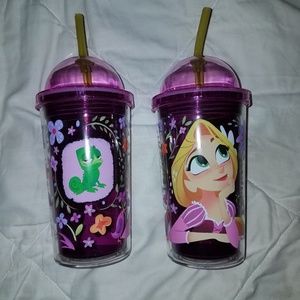 Rapunzel cup with straw